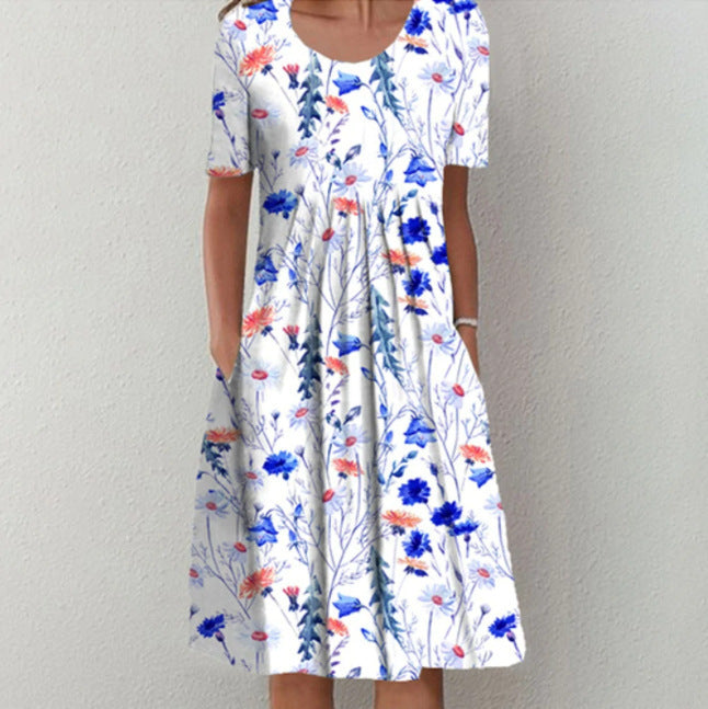 Drune | Elegante, Stilvolle Blumenkleid