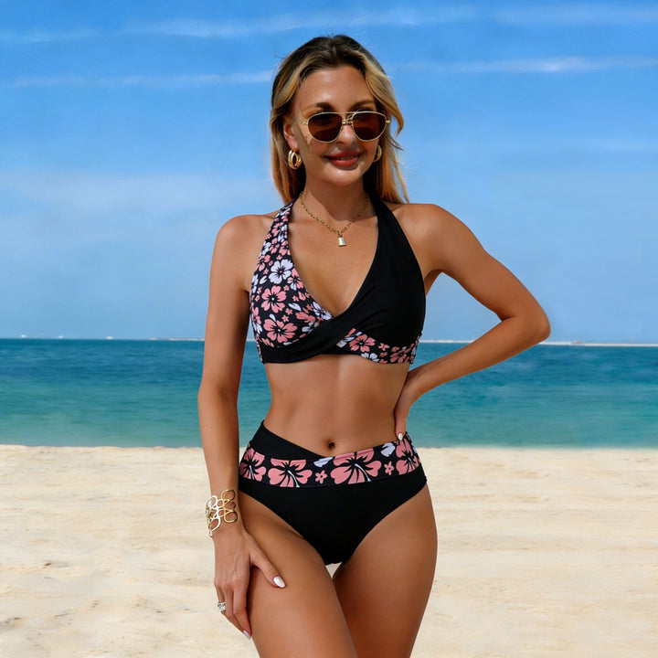 Damen Bikini-Set mit modischem Wickeldesign Drune