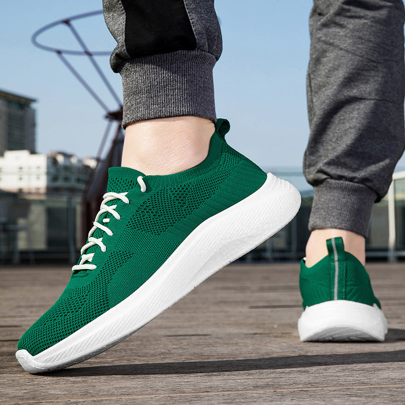 Unisex nan leichter Strick-Sneaker mit anatomischer Zehenbox, gepolsterter Fersenführung und stoßabsorbierender Leichtsohle Drune