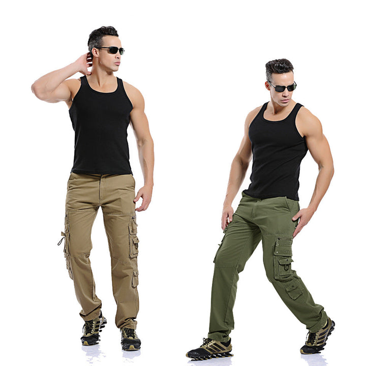 Herren Cargo-Hose mit mehreren praktischen Taschen und verstellbarem Gurt Drune