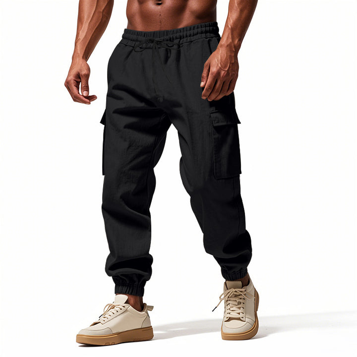Herren Cargo-Hose mit elastischem Bund und praktischen Taschen Drune