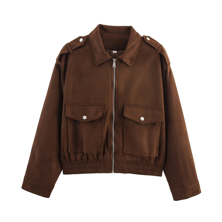 Damen Utility-Jacke mit praktischen Taschen und modernem Schnitt Drune