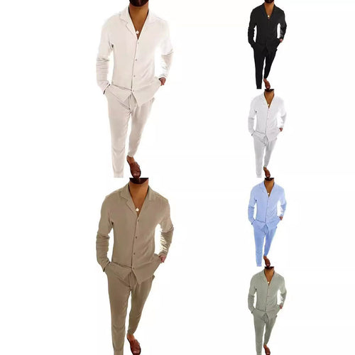 Herren modisches und bequemes Schlafanzugset Drune