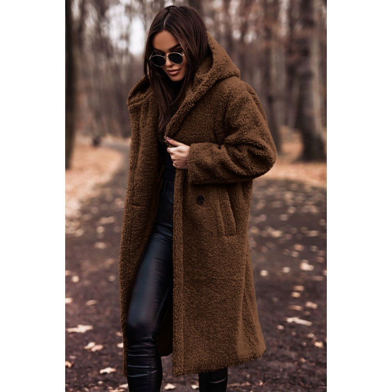Damen Kuscheliger Oversized-Mantel Drune