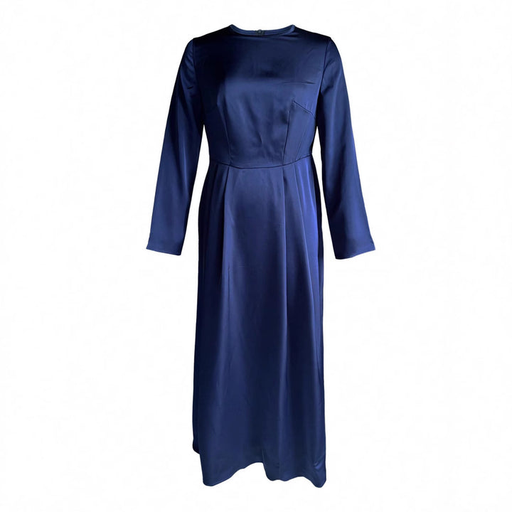 Damen Elegantes Maxikleid mit langem Arm und fließendem Schnitt Drune
