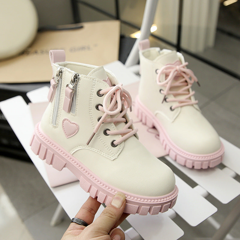 Damen Modische Boots mit praktischer Reißverschlussfunktion und rutschfester Sohle Drune
