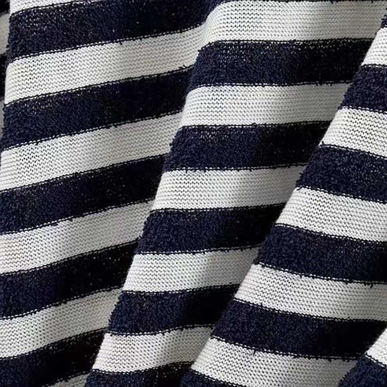Damen Streifenpullover mit weitem Schnitt Drune