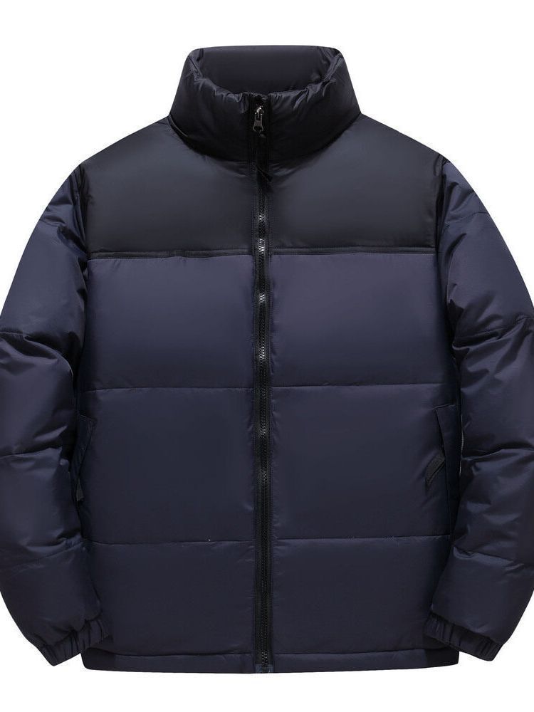 Herren modische und funktionale Steppjacke mit hohem Kragen Drune