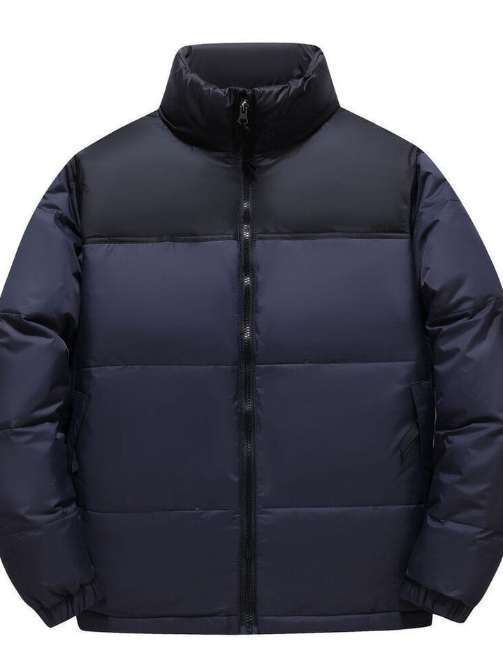 Herren modische und funktionale Steppjacke mit hohem Kragen Drune