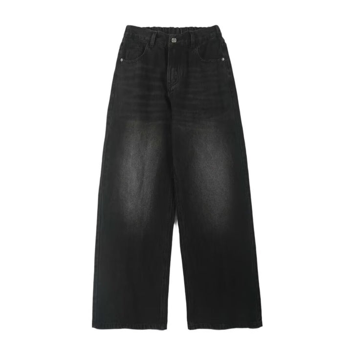 Damen Weite Denim-Jeans Drune