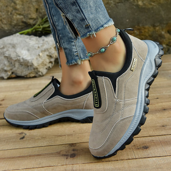 Damen Sportliche Slip-On Sneakers mit ergonomischer Dämpfung Drune