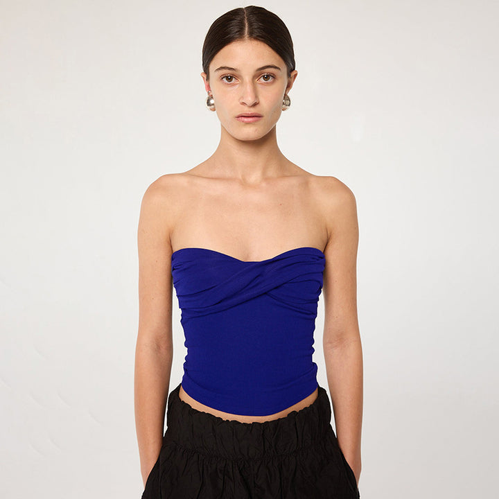 Damen Bandeau-Crop-Top Drune