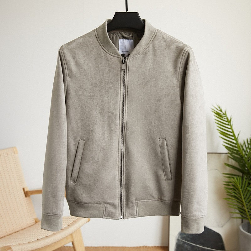 Herren elegante und bequeme Wildlederjacke Drune