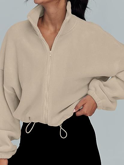 Damen Oversized Sweatshirtjacke Drune