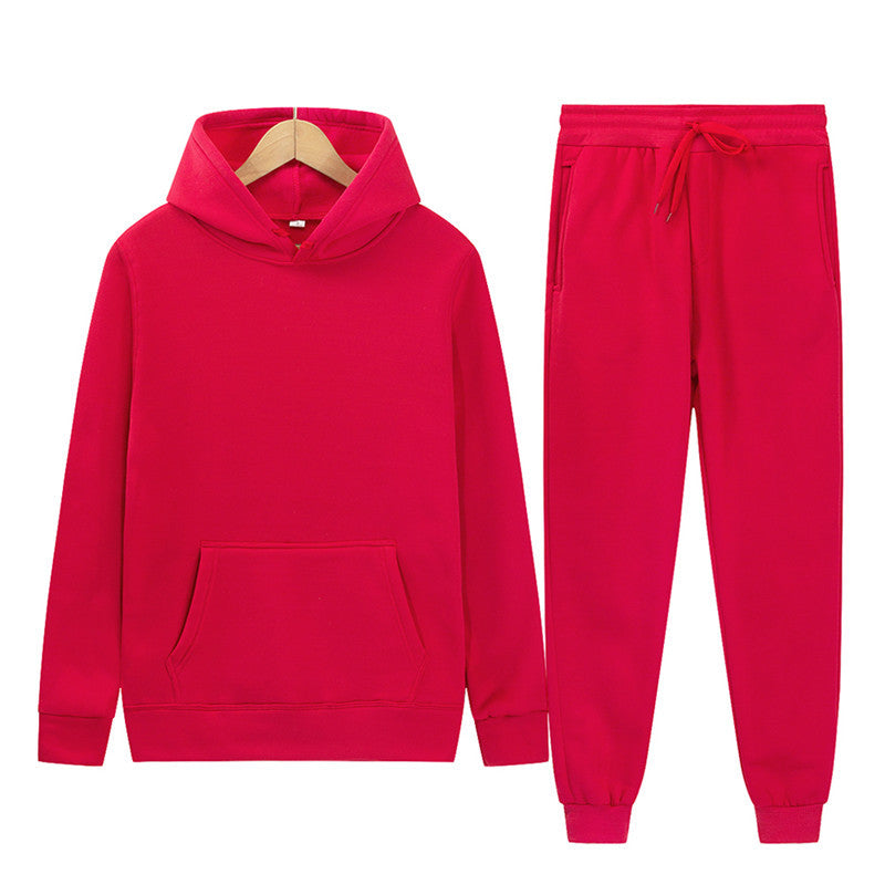 Damen Freizeit-Hoodie und Jogginghose Set mit softer Baumwollmischung Drune