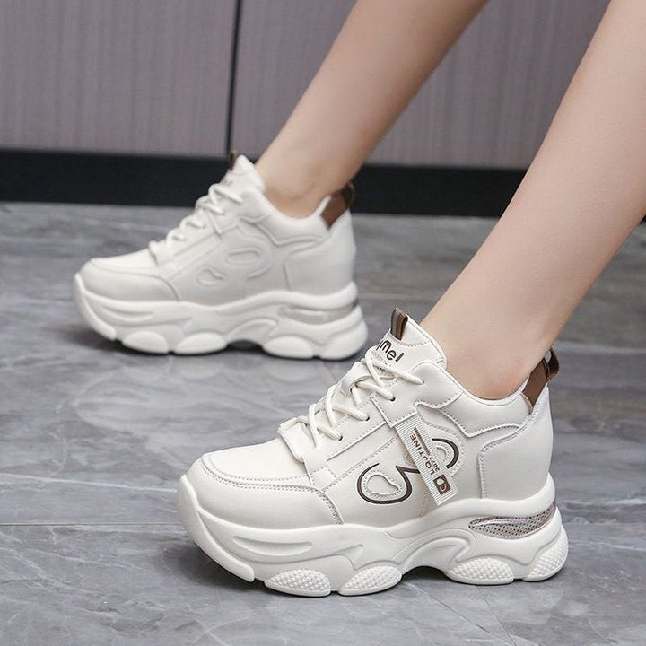 Damen Sportliche Chunky Sneakers mit atmungsaktiven Mesh-Einsätzen und robustem Design Drune
