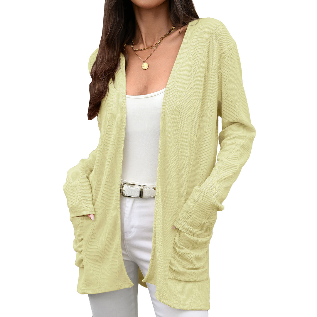 Damen Wickeljacke mit strukturierter Oberfläche Drune
