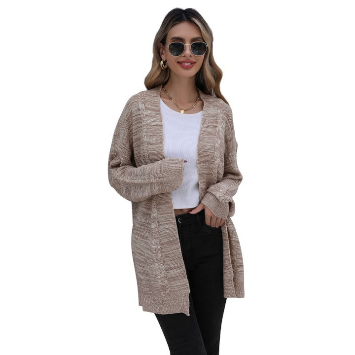 Damen Cardigan mit lässigem Schnitt und Strukturstrick Drune