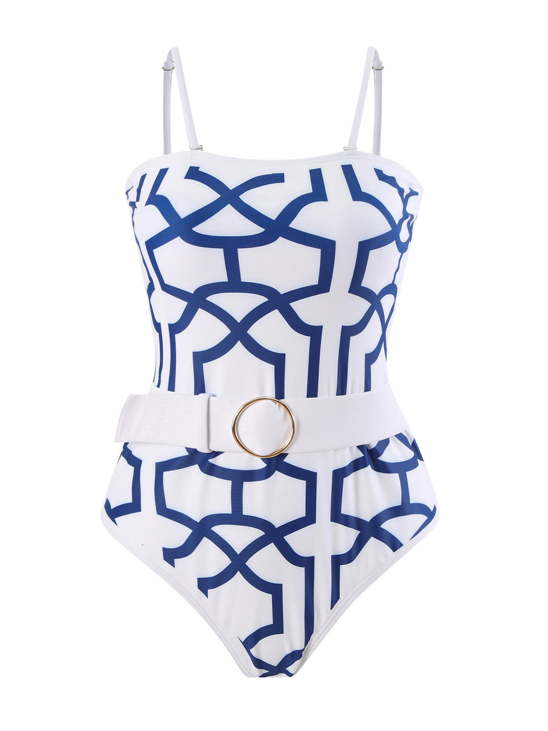 Damen Badeanzug mit elegantem Kimono und raffiniertem Gürtel Drune