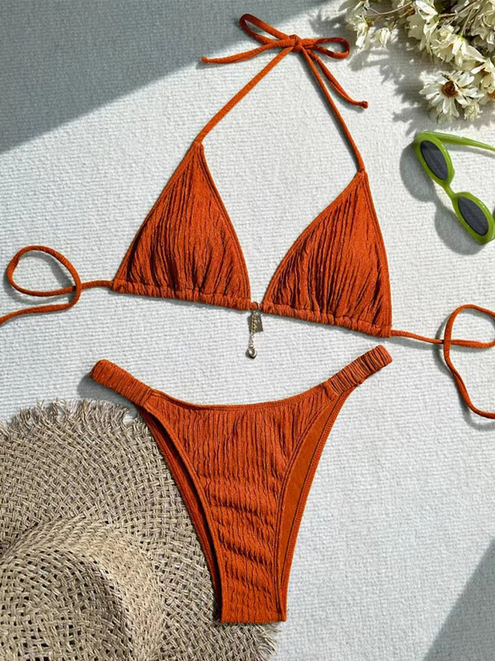 Damen Triangel-Bikini mit raffinierten Rüschen Drune