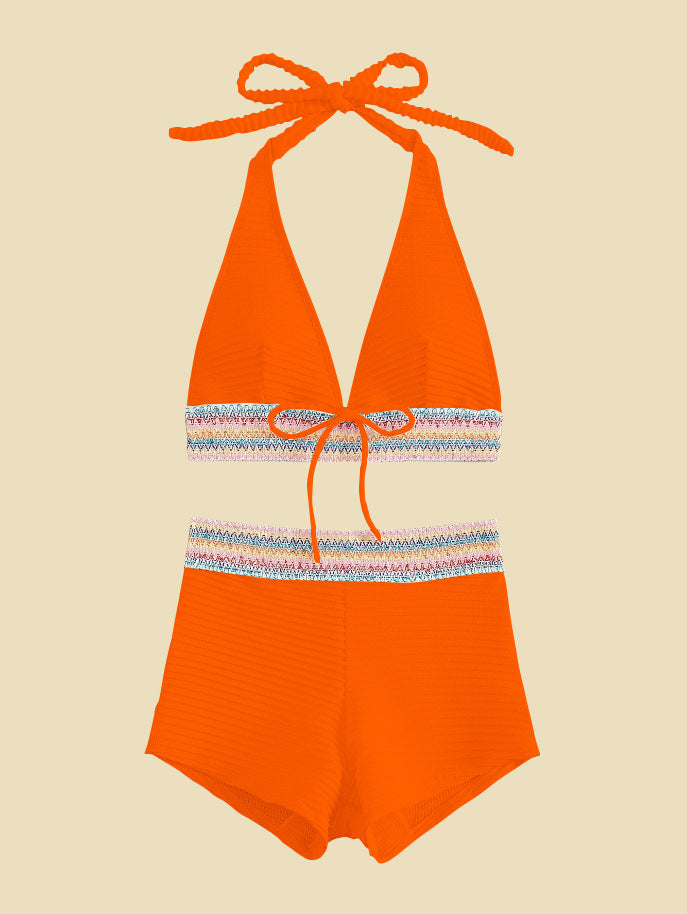 Damen Bikini-Set mit hoch geschnittenen Shorts Drune