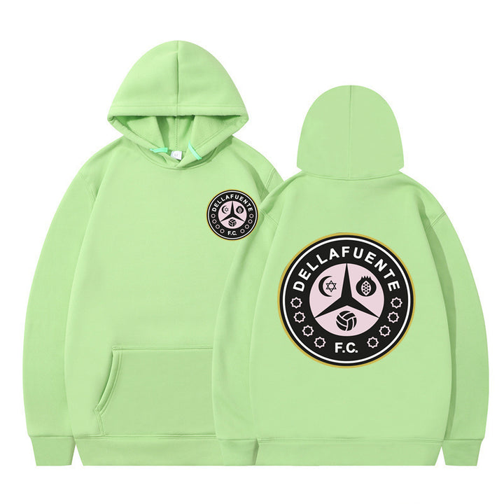 Damen Kapuzenpullover mit markantem Logo und weichem Fleece Drune