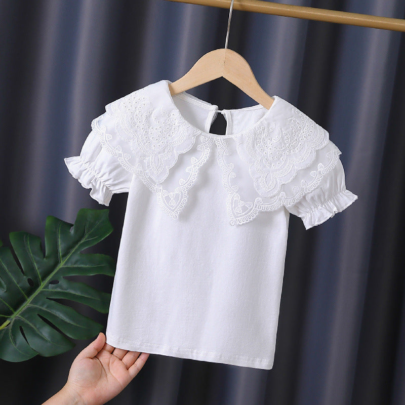 Mädchen Bluse mit eleganten Rüschendetails Drune