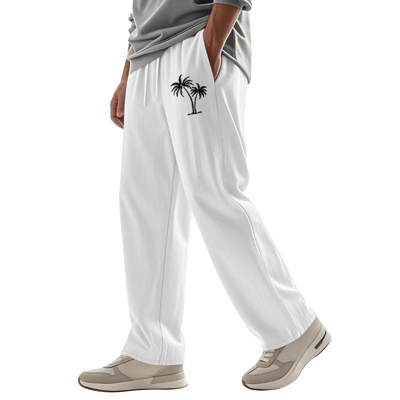 Herren Legere Freizeithose mit seitlichem Logodruck Drune