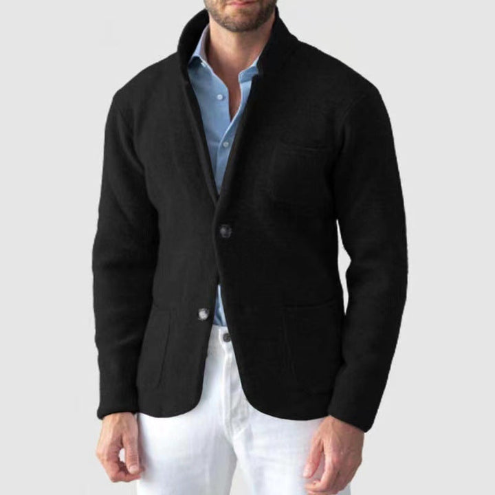 Herren Strickblazer mit eleganter Optik und praktischen Taschen Drune