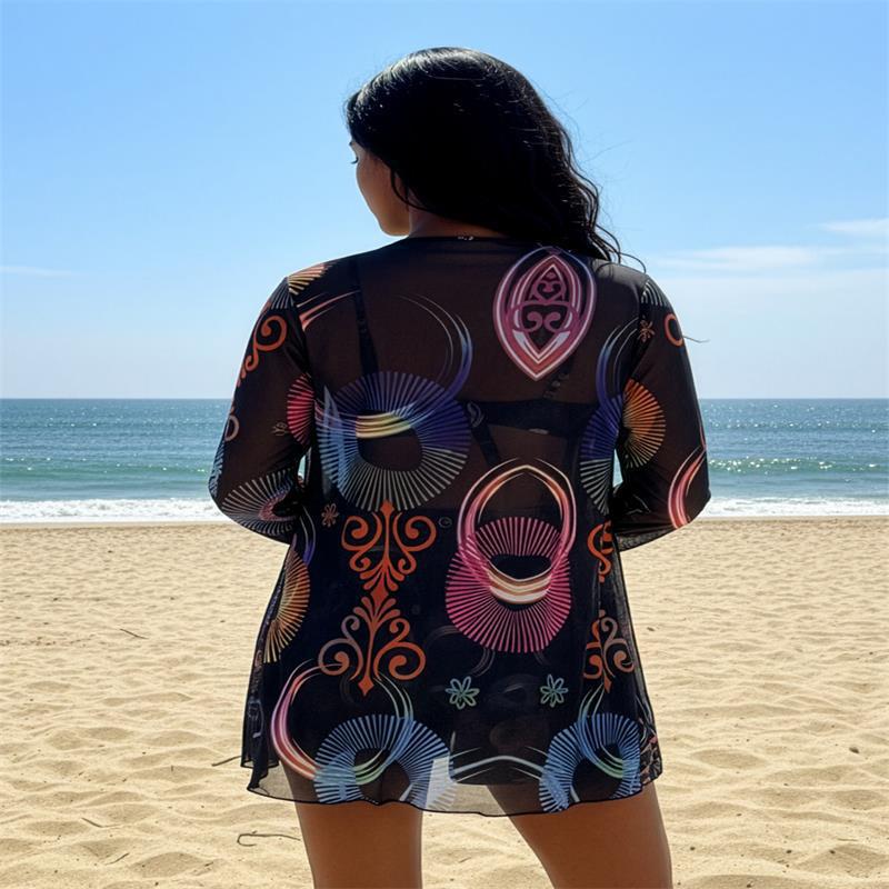 Damen Bikini-Set mit modischem Kimono Drune