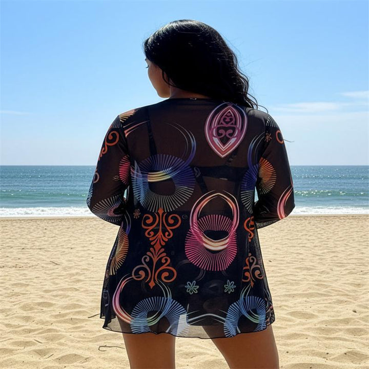 Damen Bikini-Set mit modischem Kimono Drune