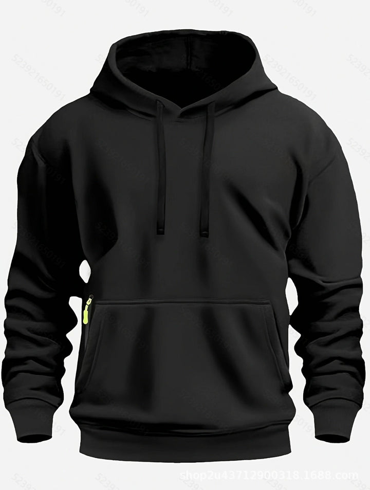 Herren sportlicher Kapuzenpullover mit praktischen Taschen und atmungsaktivem Material Drune