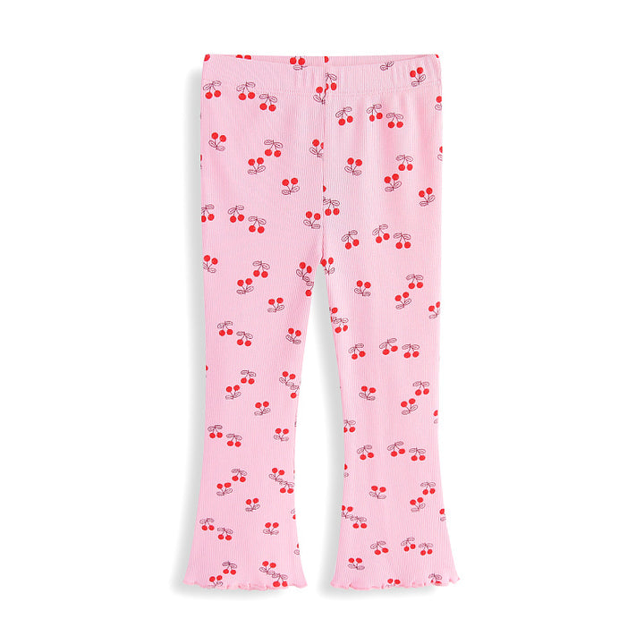 Mädchen Leggings mit fröhlichem Kirschmotiv Drune