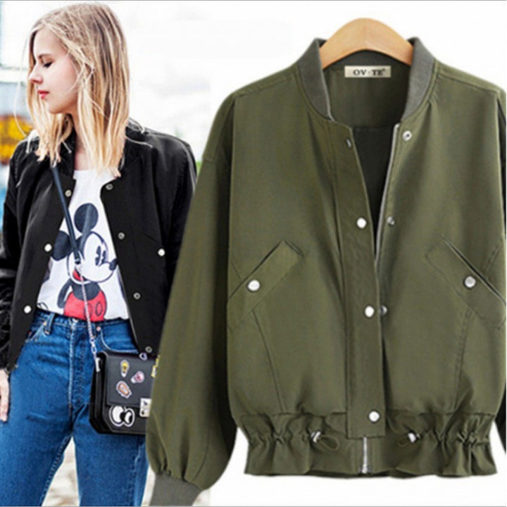Damen Freizeitjacke mit elastischem Bund und praktischen Taschen Drune