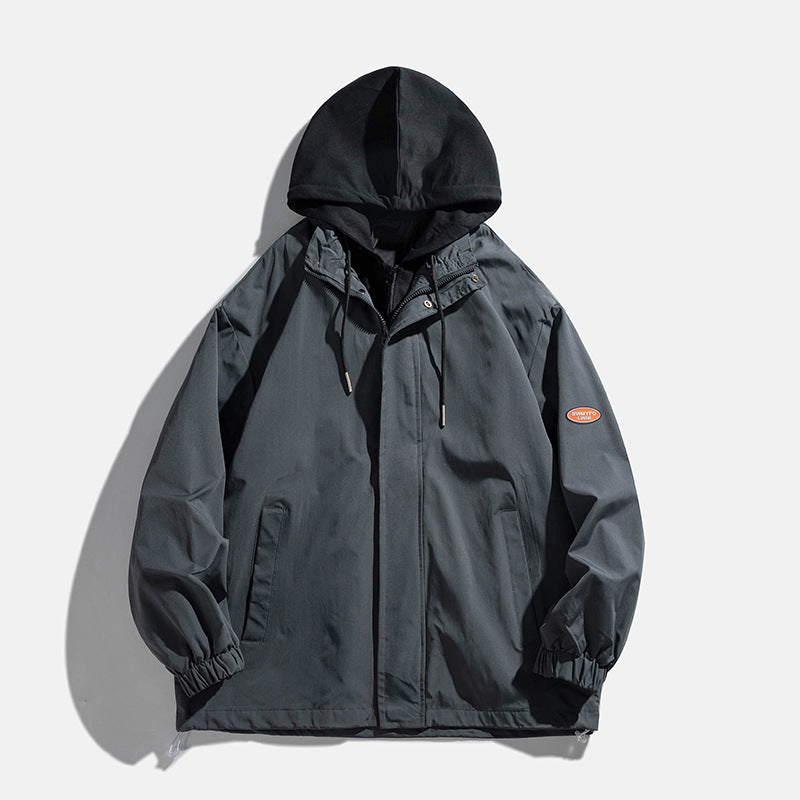Unisex Übergangsjacke mit Kapuze und atmungsaktivem Innenfutter Drune