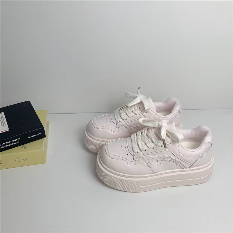 Damen Platform Sneakers mit modischem Design und dämpfender Sohle Drune