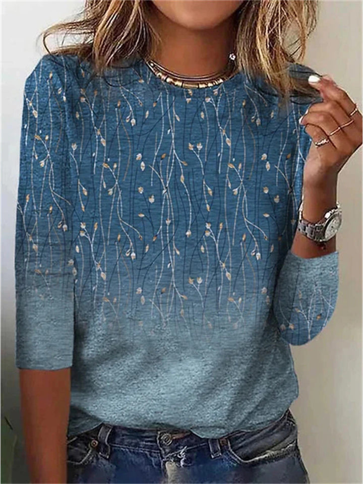 Drune | Elegantes Top Mit Print