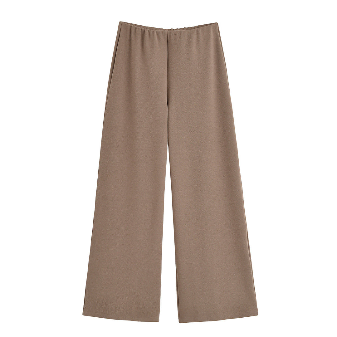 Damen weite Palazzo-Hose aus leichtem, luftigem Material Drune