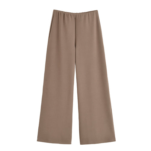 Damen weite Palazzo-Hose aus leichtem, luftigem Material Drune
