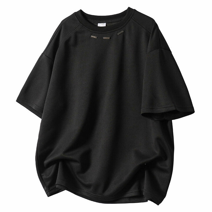 Damen Casual Oversized T-Shirt mit einzigartigem Stichdetail Drune
