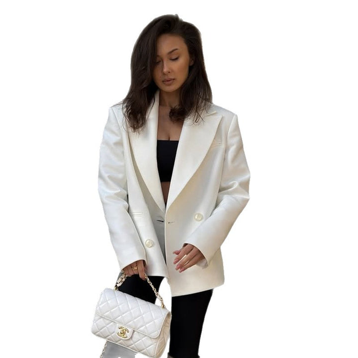Damen eleganter Oversize-Blazer Drune
