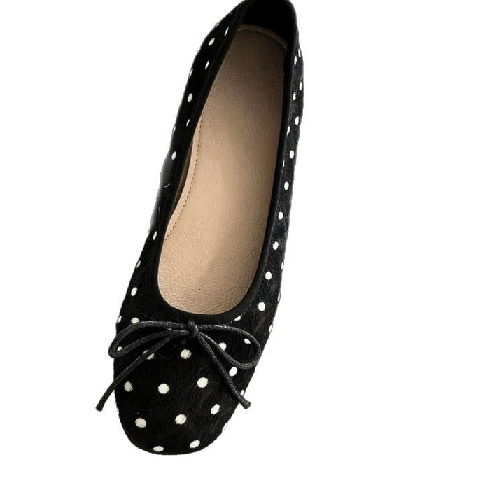 Damen Ballerinas mit schickem Punkte-Design und bequemer Sohle Drune