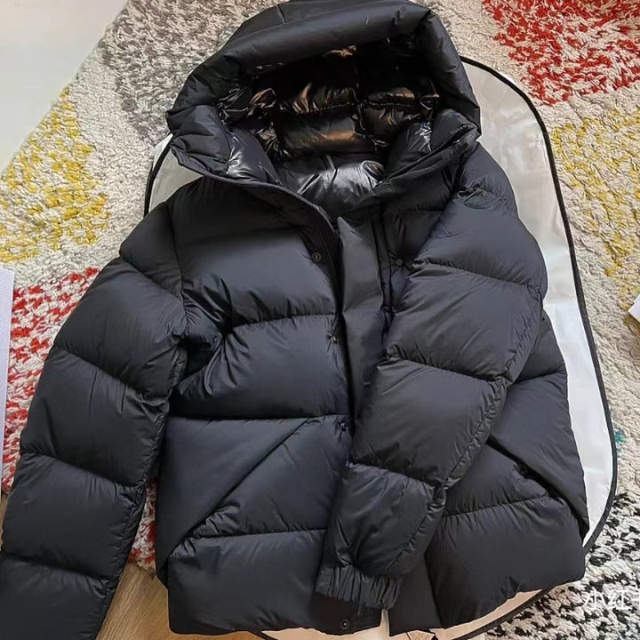 Damen Daunenjacke mit hohem Kragen und praktischen Reißverschlusstaschen Drune
