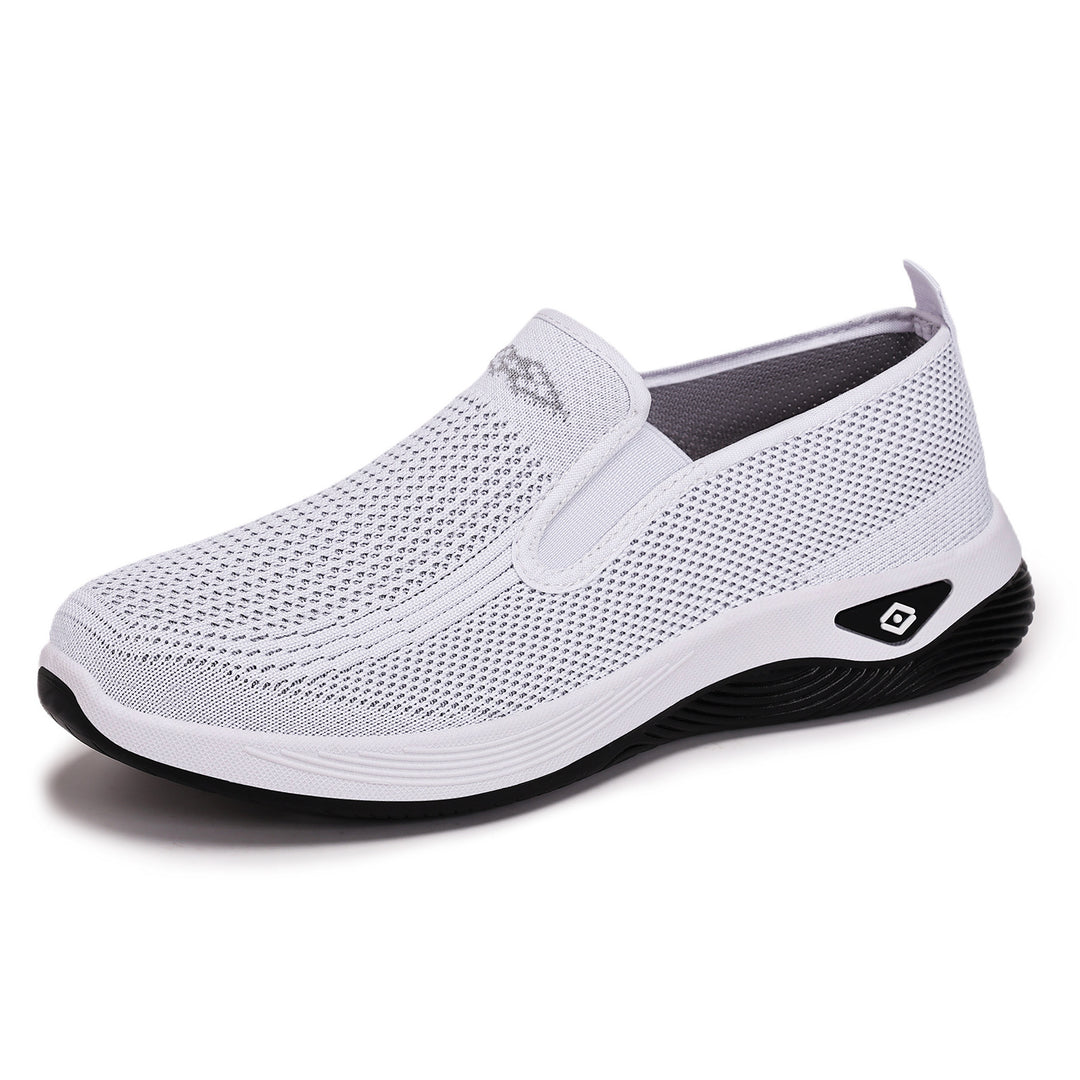 Damen nan atmungsaktiver gestrickter Slip-On Freizeitschuh mit dämpfender EVA-Sohle Drune
