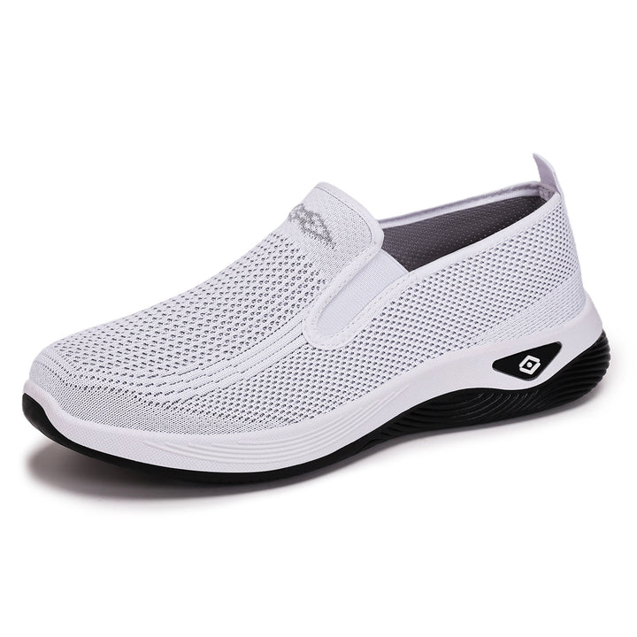 Damen nan atmungsaktiver gestrickter Slip-On Freizeitschuh mit dämpfender EVA-Sohle Drune