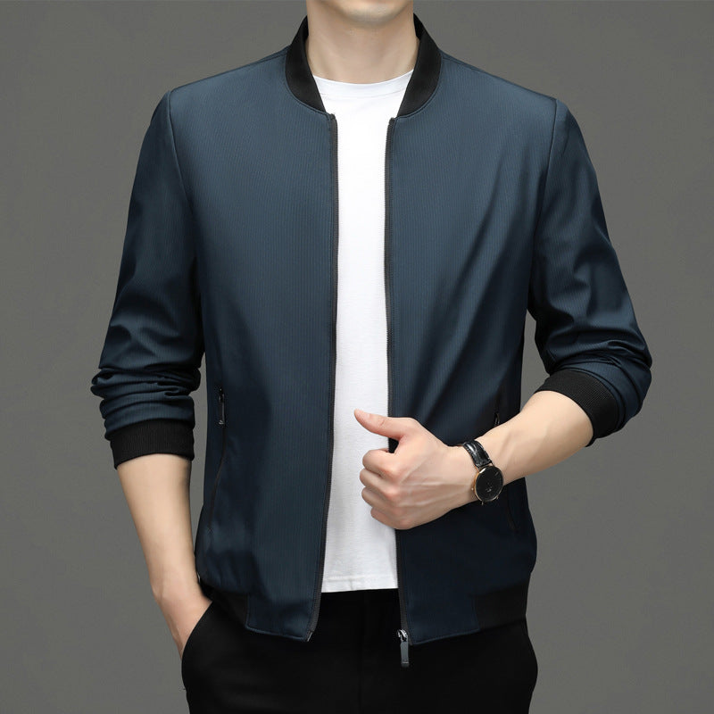 Herren sportliche Blousonjacke mit modernem Schnitt und funktionalen Details Drune