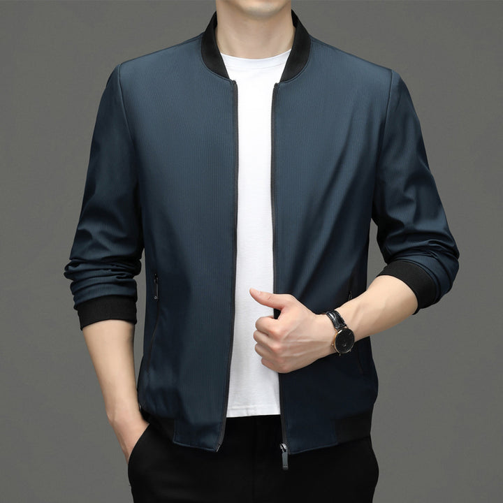 Herren sportliche Blousonjacke mit modernem Schnitt und funktionalen Details Drune