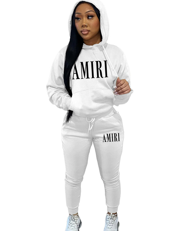 Damen Jogginganzug mit modernem Logo Drune