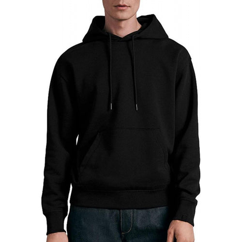 Herren nan lässiger Kapuzenpullover mit Kängurutasche, Tunnelzug und gerippten Bündchen Drune