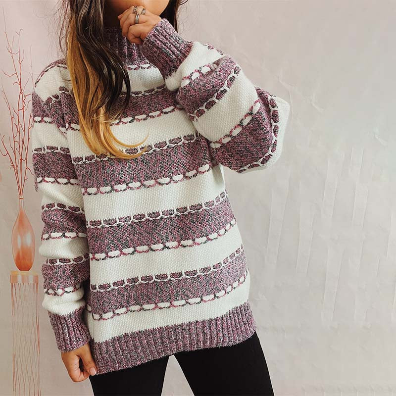 Drune | Gestreifter Strickpullover mit Zeitlosem Design